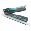 Transferidor de ângulos Wolfcraft 6957000 para serras de esquadria e de corte com função de fixação e medida de marcação integrada