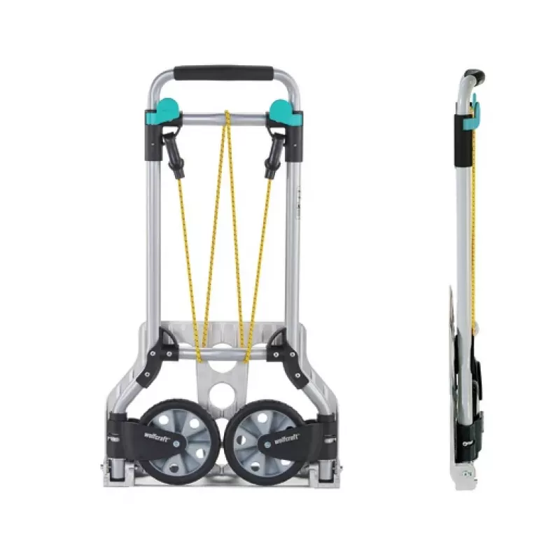 wolfcraft TS 600 carrinho de mão em alumínio, 70 kg, preto 5505000