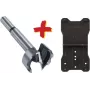 Wolfcraft 8728000 broca Forstner 35 mm de diâmetro, 90 mm de comprimento, haste cilíndrica, 1 unid.