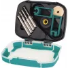Wolfcraft 8771000 Conjunto de brocas para azulejos, 4 peças, haste cilíndrica