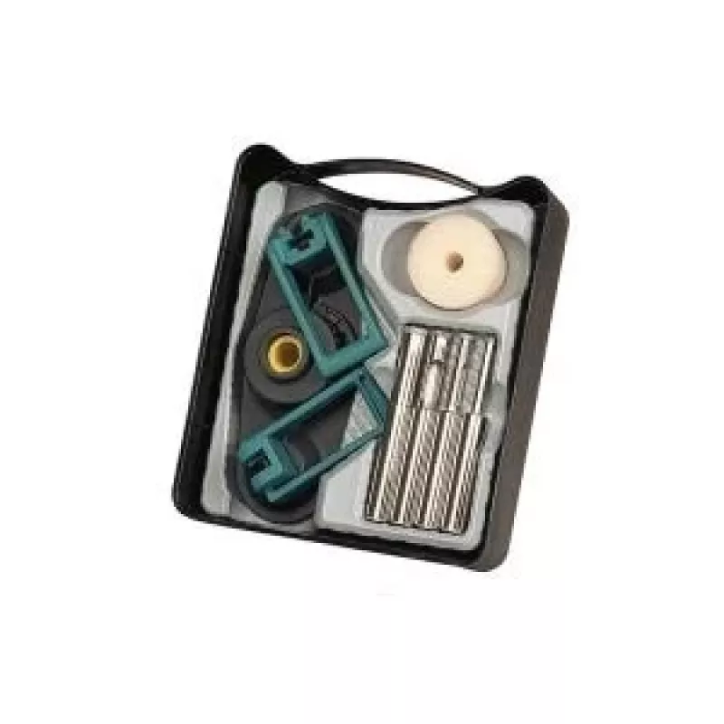 Wolfcraft 8771000 Conjunto de brocas para azulejos, 4 peças, haste cilíndrica