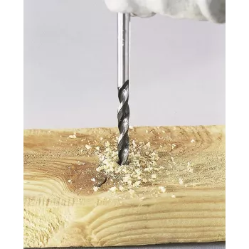 Wolfcraft 7612010 broca para madeira 12 mm x 151 mm com haste cilíndrica