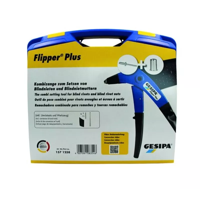 Gesipa 1571258 rebiteira manual para porcas cegas, 217 mm, M3-M6