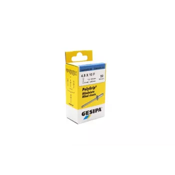 GESIPA Rebite cego PolyGrip® 4,8 x 10 mm aço inoxidável A2, 50 unid. 1464829