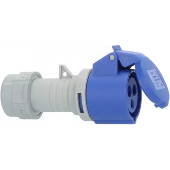 Brennenstuhl 1081020020 Conector fêmea CEE 16 A 3 polos 230 V IP44 Azul
