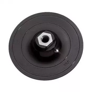 wolfcraft 125 mm Almofada de lixa de velcro com adaptador de mandril e folha de lixa K80 (2285000)