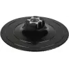 wolfcraft 125 mm Almofada de lixa de velcro com adaptador de mandril e folha de lixa K80 (2285000)
