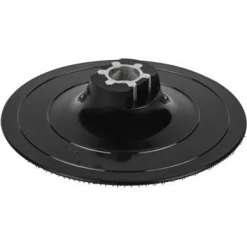 wolfcraft 125 mm Almofada de lixa de velcro com adaptador de mandril e folha de lixa K80 (2285000)