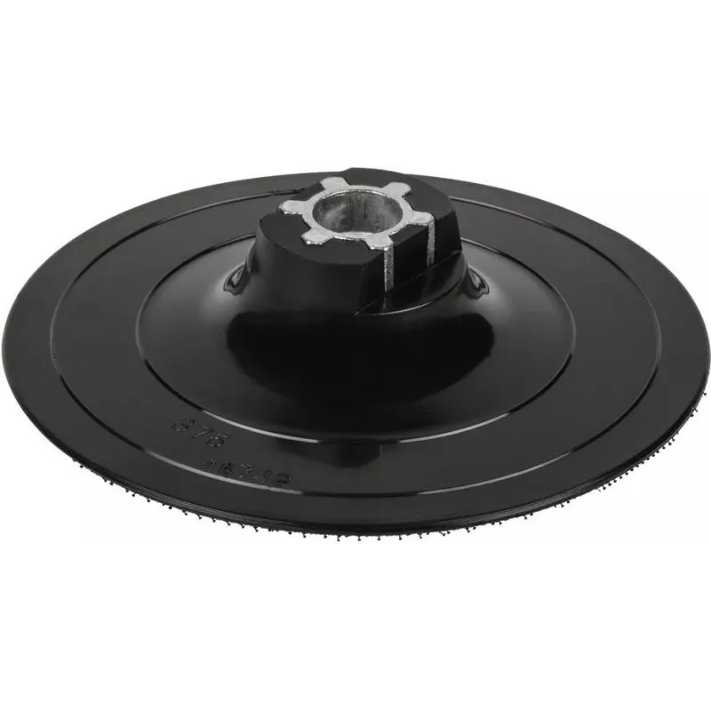 wolfcraft 125 mm Almofada de lixa de velcro com adaptador de mandril e folha de lixa K80 (2285000)