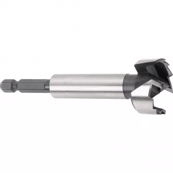 Wolfcraft 3310000 Broca Forstner 35 mm de diâmetro, 90 mm de comprimento, encabadouro sextavado de 1/4 inch