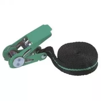 Wolfcraft 3418000 Cinta de fixação de uma peça com catraca, 4 m x 25 mm, LC 90 daN