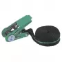 Wolfcraft 3418000 Cinta de fixação de uma peça com catraca, 4 m x 25 mm, LC 90 daN