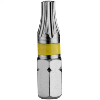 Metabo 626712000 Caixa de 25 pontas TX20 Security Torx com suporte de pontas magnético