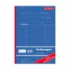 Livros de formulários de fatura Herlitz A5 2 partes autocopiativos, pack de 4 300003799