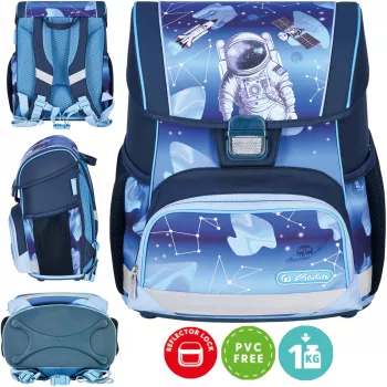 Mochila escolar Herlitz Loop 6-9 anos, Cosmonaut Cosmo Explorer