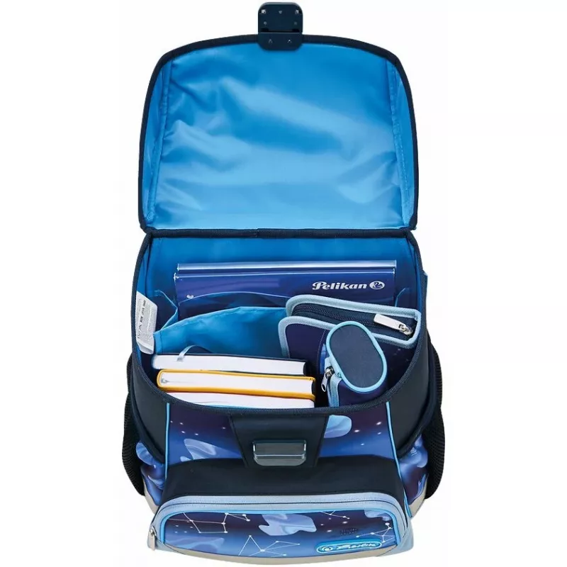 Herlitz Loop Mochila escolar 6-9 anos, Cosmonaut Cosmo Explorer