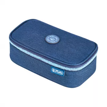 Estojo Herlitz Faulenzer beatBox ABC azul/turquesa 400197049