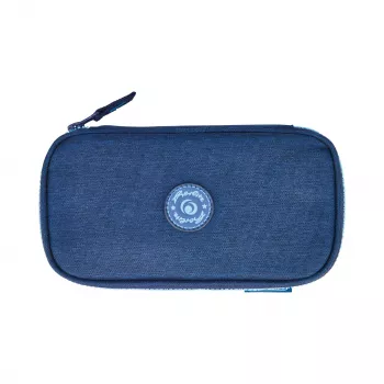 Estojo Herlitz Faulenzer beatBox ABC azul/turquesa 400197049