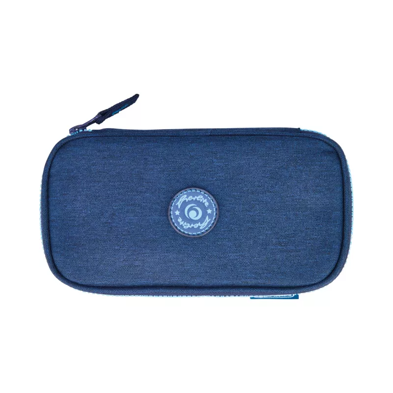 Estojo Herlitz Faulenzer beatBox ABC azul/turquesa 400197049