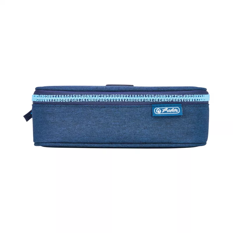 Estojo Herlitz Faulenzer beatBox ABC azul/turquesa 400197049