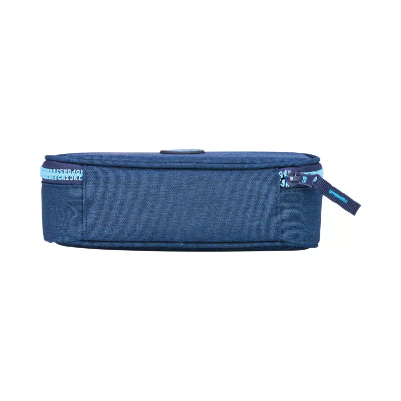 Estojo Herlitz Faulenzer beatBox ABC azul/turquesa 400197049