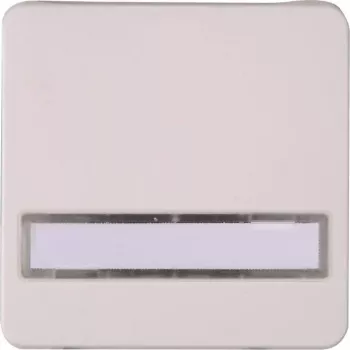 Tampa de tecla Kopp HK02 com lente, símbolo de chave, branco ártico 330513005