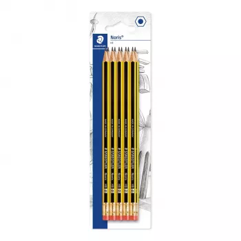 Conjunto de lápis de grafite Staedtler Noris HB 122-2 BK10, HB, 10 unid.
