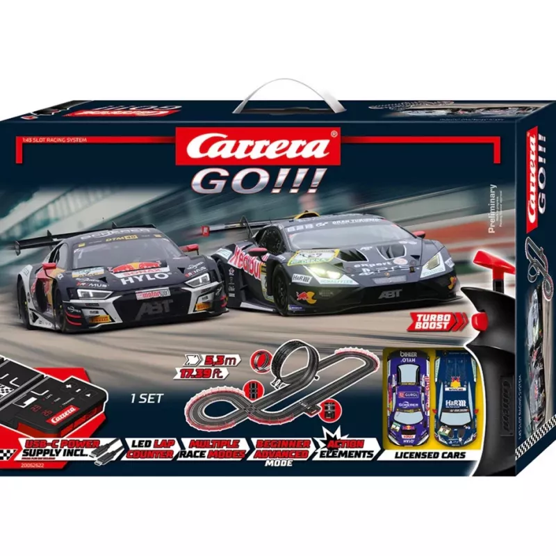 Conjunto Carrera GO!!! GT Pro Racers Red Bull GT3