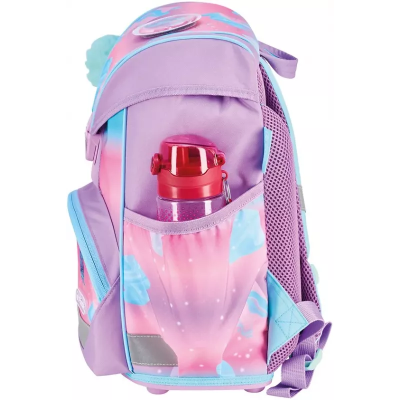 Herlitz Conjunto de mochila escolar Ultralight Seahorse Ocean Lights 6-9 anos