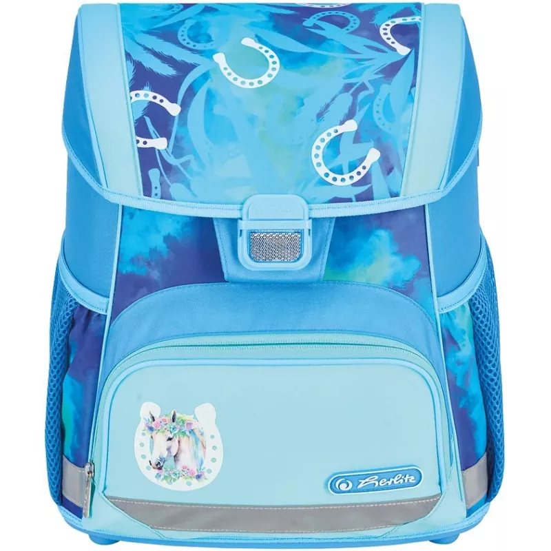 Herlitz Mochila escolar Loop 6-9 anos com motivo Lucky Horse
