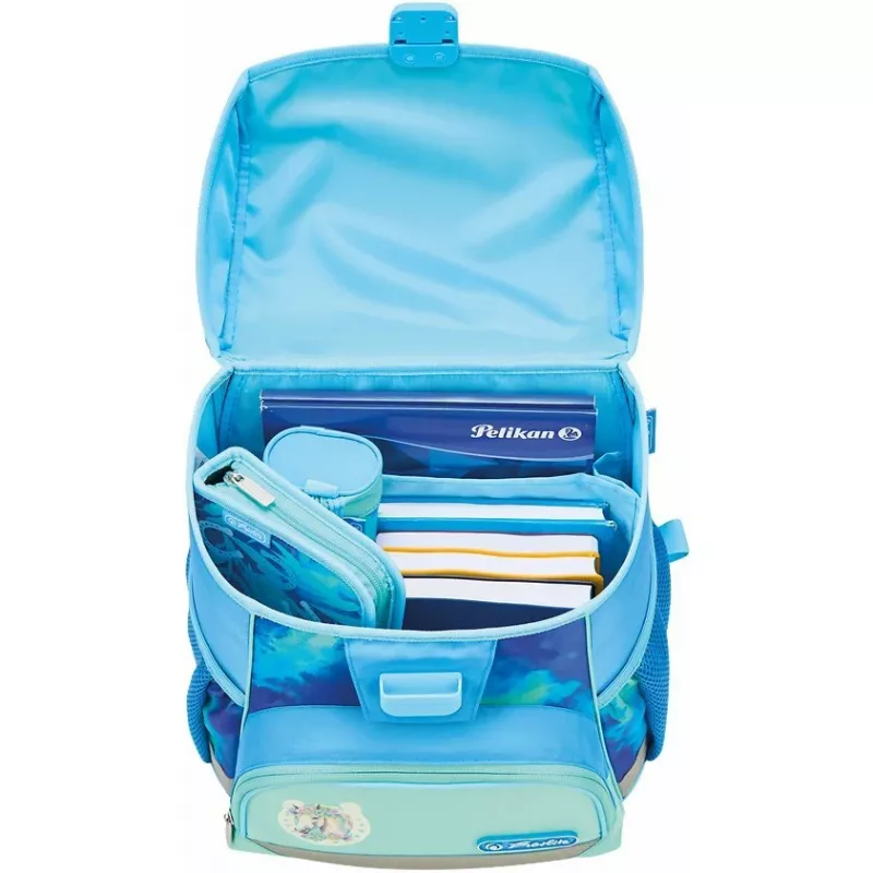 Herlitz Mochila escolar Loop 6-9 anos com motivo Lucky Horse
