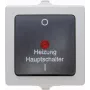 Kopp 565356002 Interruptor de comutação termoplástico preto-cinzento, encastrar, 10 A, 250 V AC