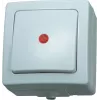 HEINRICH KOPP Paris Interruptor de comutação de 2 vias, encastrar, 250 V AC, 10 A, branco polar 566302004