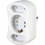 HEINRICH KOPP DUOversal Adaptador Schuko para ficha europeia, tipo F para tipo C, 250 V, 2,5 A, branco 179602001