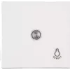 HEINRICH KOPP interruptor série Paris, 2 teclas, encastrar, 250 V, 10 A, branco termoplástico 490442007