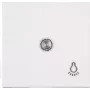 HEINRICH KOPP interruptor série Paris, 2 teclas, encastrar, 250 V, 10 A, branco termoplástico 490442007