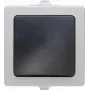 Heinrich Kopp 565756004 Mecanismo de interruptor de comutação, Preto-Cinzento, Encastre, 10A 250V