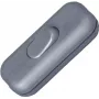 HEINRICH KOPP interruptor intermédio de cabo com alívio de tração, prateado, 1 polo ligar/desligar, 2 A, 250 V 191320086
