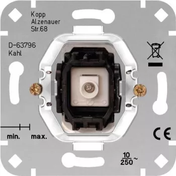 Kopp mecanismo de botão HK05/HK07 alumínio 504700000