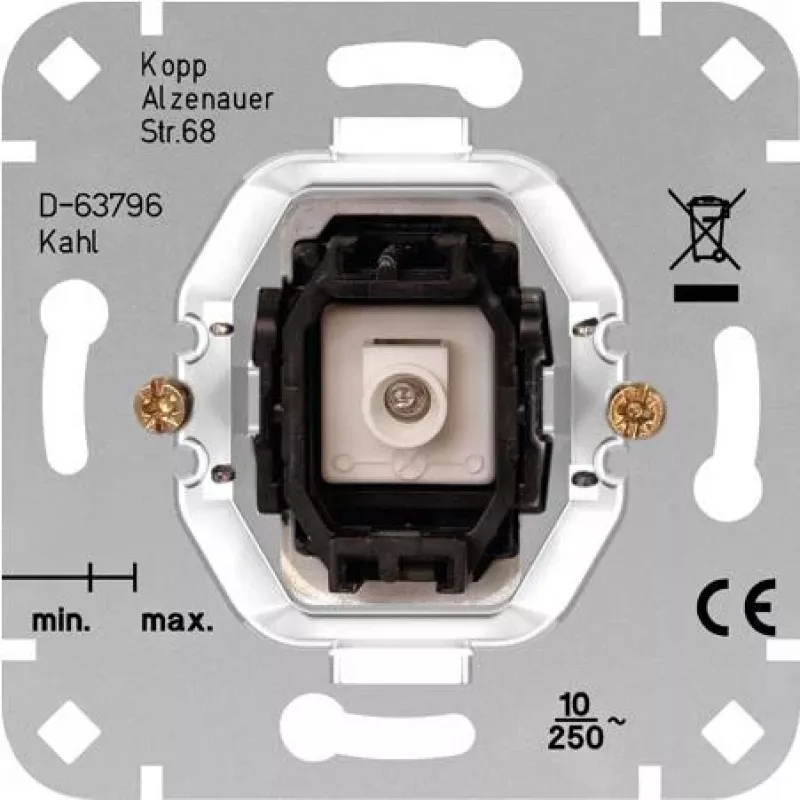 Kopp mecanismo de botão HK05/HK07 alumínio 504700000