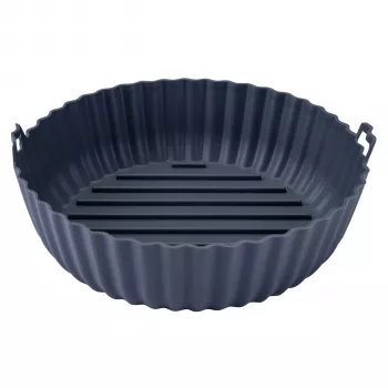 Fackelmann Base de silicone para fritadeira de ar quente 22,5 cm cinzento 45103