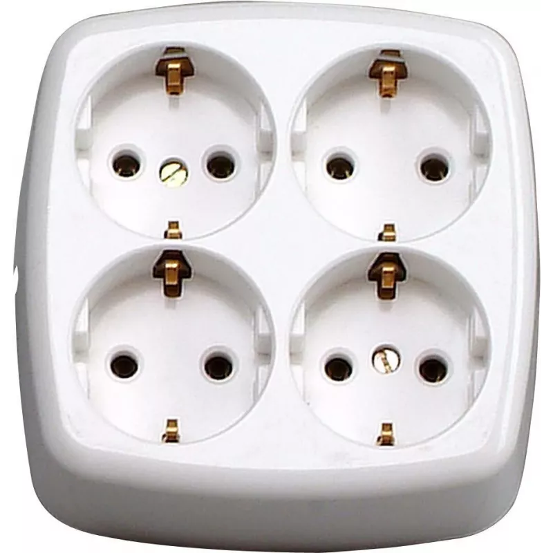 HEINRICH KOPP Paris Tomada Schuko tipo F, encastrar, branca, 16 A, 250 V, proteção para crianças 121001009