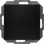 HEINRICH KOPP Paris Mecanismo atuador de interruptor, preto mate, 10 A, 230 V AC, encastrar 651350084