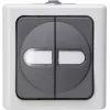 HEINRICH KOPP Interruptor de série à superfície para zonas húmidas azul elétrico cinzento 10A 250V 560556003