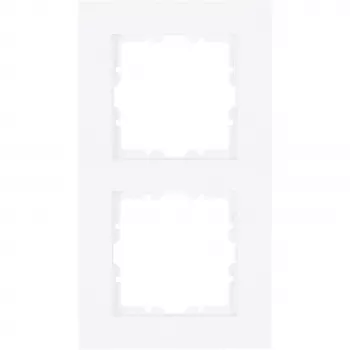 HEINRICH KOPP 406913005 moldura de cobertura 2 módulos HK07 branco ártico