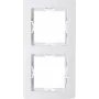 Kopp Paris moldura 2 módulos branco puro 308502004