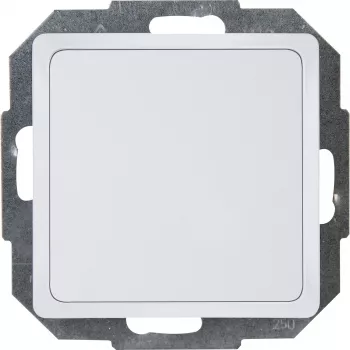 Kopp HK05 tampa cega com garras de fixação, branco ártico, 1 módulo 334302005
