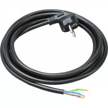 HEINRICH KOPP 147703019 cabo de alimentação, preto, 3 m, CEE 7/7 para IEC C13