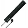 HEINRICH KOPP régua de tomadas para rack 19 polegadas 6 tomadas schuko preto cabo de 2m 931615016