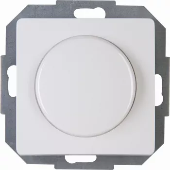 Kopp PARIS 843402085 Interruptor comutador de pressão com regulador LED, branco ártico